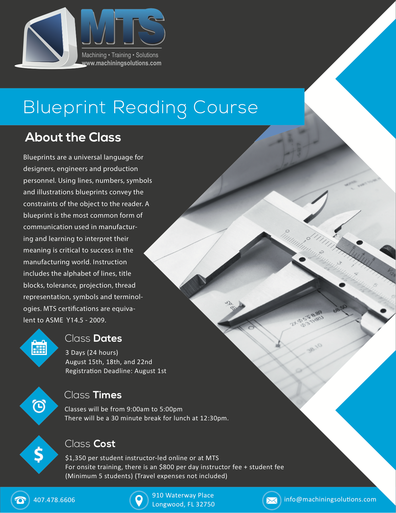 Blueprint Reading Flyer